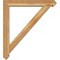 Ekena Millwork Traditional Arts and Crafts Rough Sawn Bracket w/ Offset Brace, Western Red Cedar, 6"W x 36"D x 40"H BKT0604X36X40TRA03RWR - alternate 2